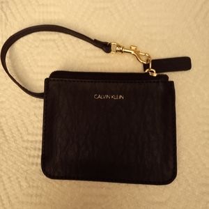 Calvin Klein Black Wristlet Bag